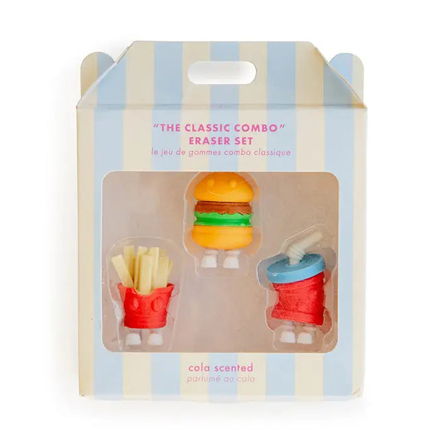 Classic Fast Food Combo Eraser Set
