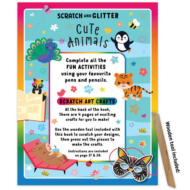 Cute Animal Scratch & Glitter