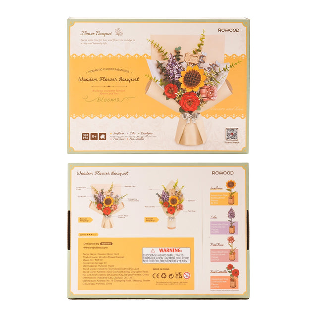 Wooden Flower Bouquet