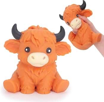 Jumbo Squeeze Highland Cow