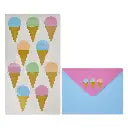 Sweet Scoops Holographic Clipboard Set