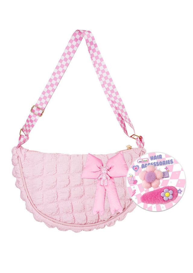 Bowtiful Puffer Crossbody Bag - Bowtiful