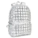 Icy Silver Puffer Backpack