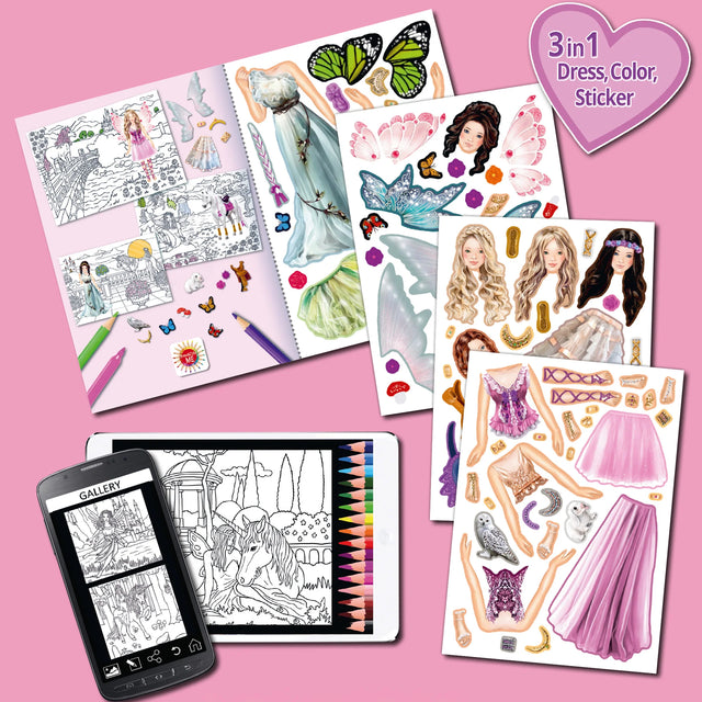 Fairies Dress & Color ME Large Sticker Book