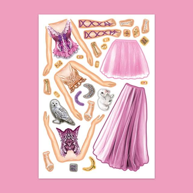 Fairies Dress & Color ME Large Sticker Book