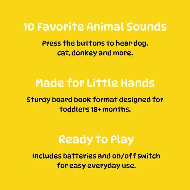 My Favorite Animals Soft Touch Sound Books