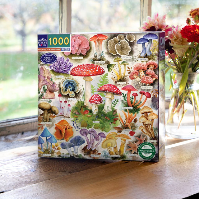 Bountiful Mushrooms 1000pc Puzzle