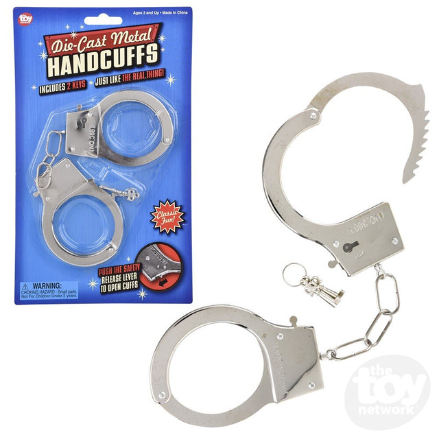 TS - Diecast Metal Handcuffs Blister Carded