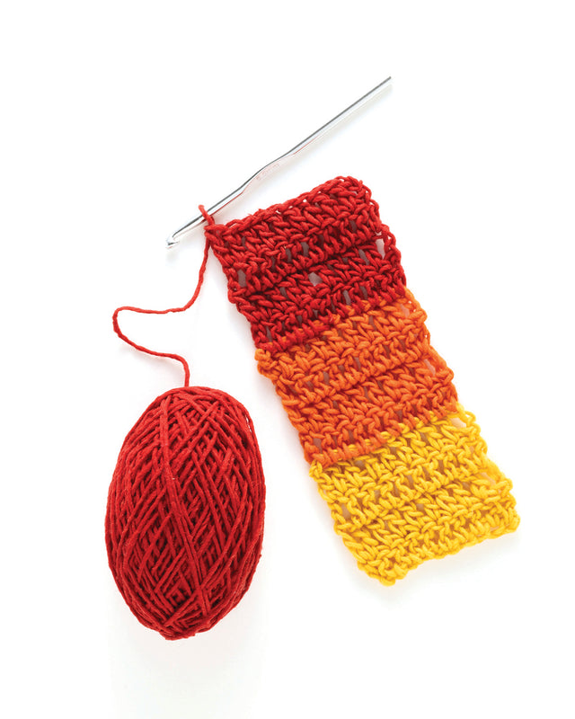 Discover Crochet Scarf Kit Sunset