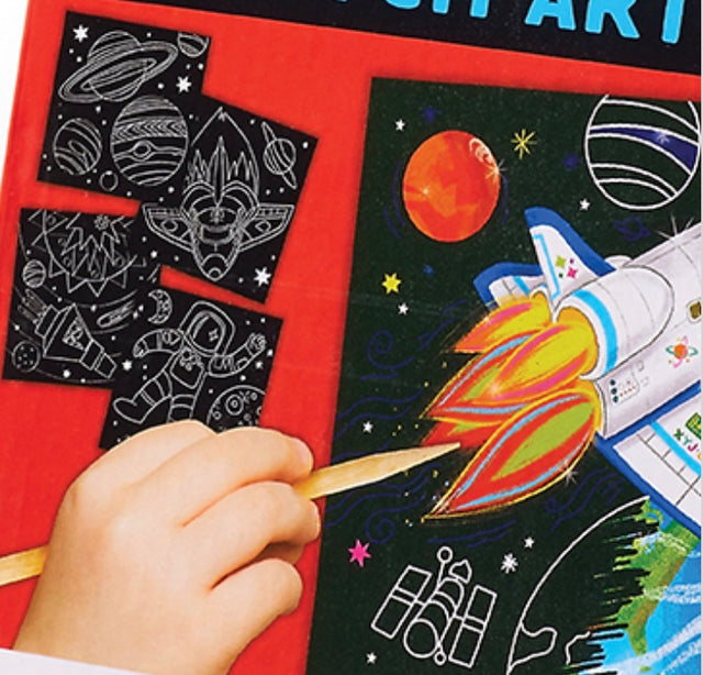 Sparkle Scratch Art/Galaxy