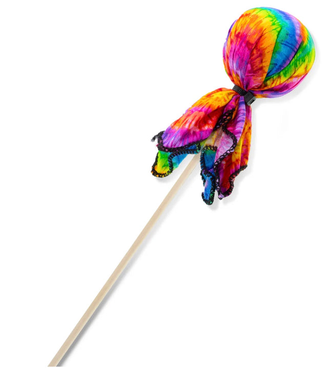 Rainbow Bow with Tie-Dye Arrow
