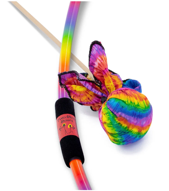 Rainbow Bow with Tie-Dye Arrow
