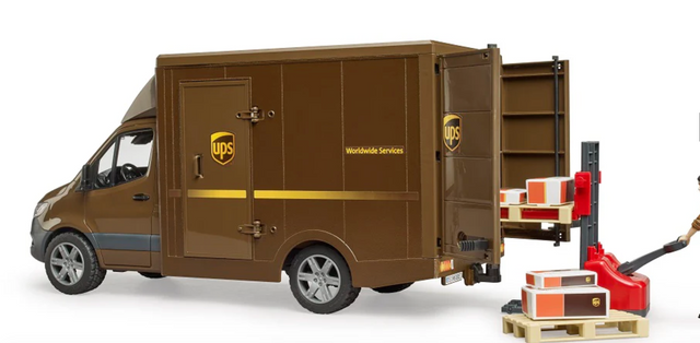 MB Sprinter UPS w Driver & Accessories