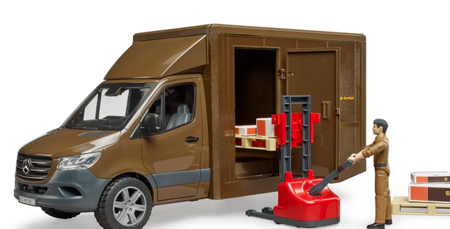 MB Sprinter UPS w Driver & Accessories