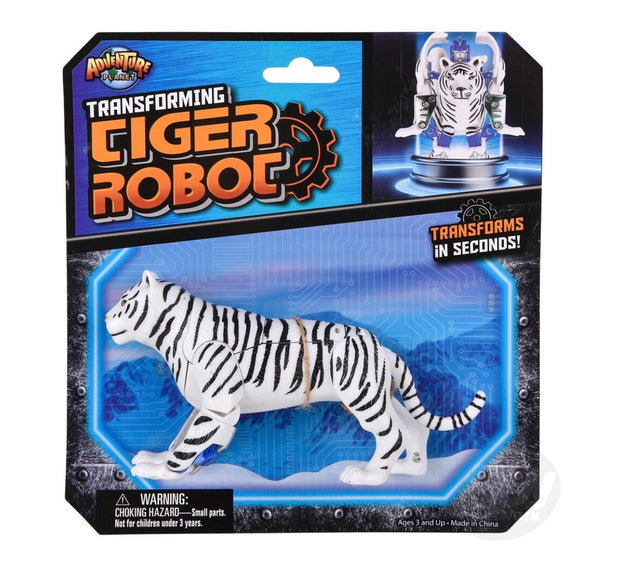 White Tiger Robot Action FIgure