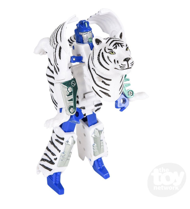 White Tiger Robot Action FIgure
