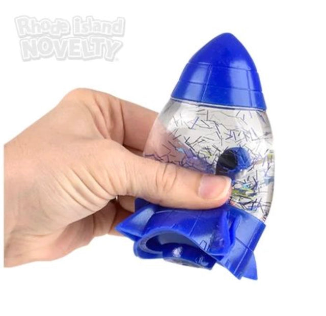 4" Squeeze Rocket w Astronaut