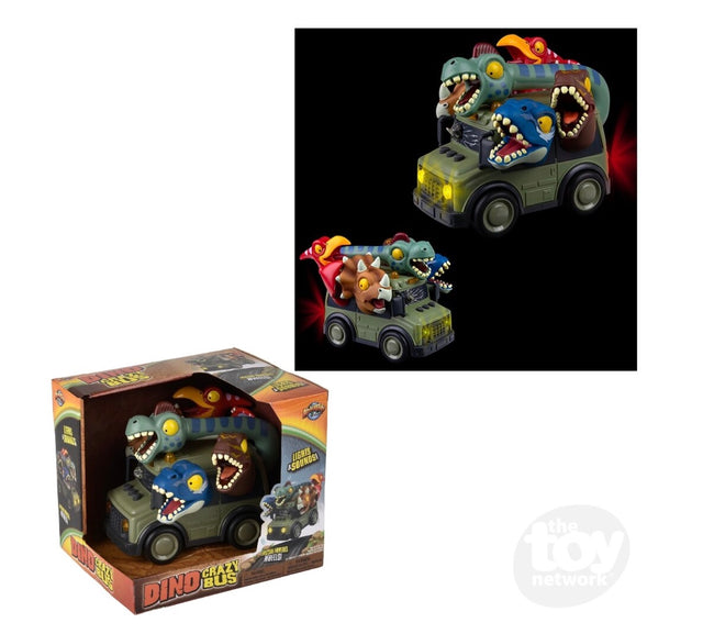 Dinosaur School Bus w Lights & Sound