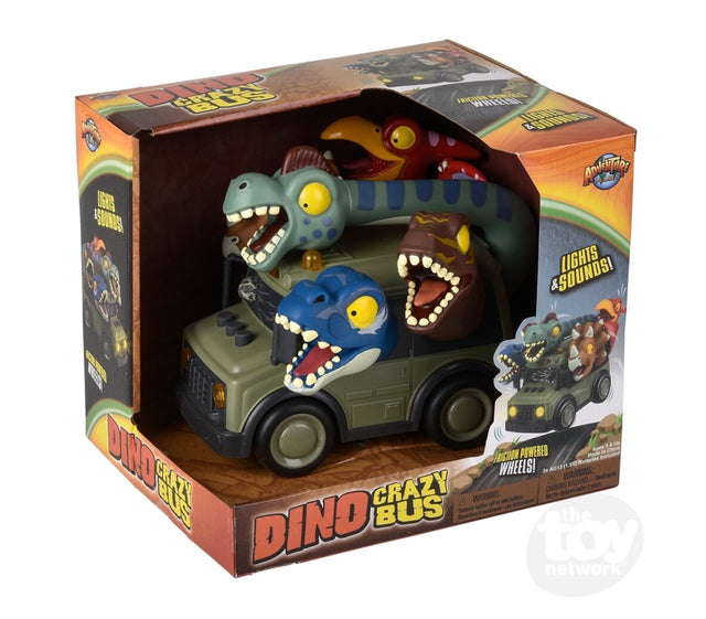 Dinosaur School Bus w Lights & Sound