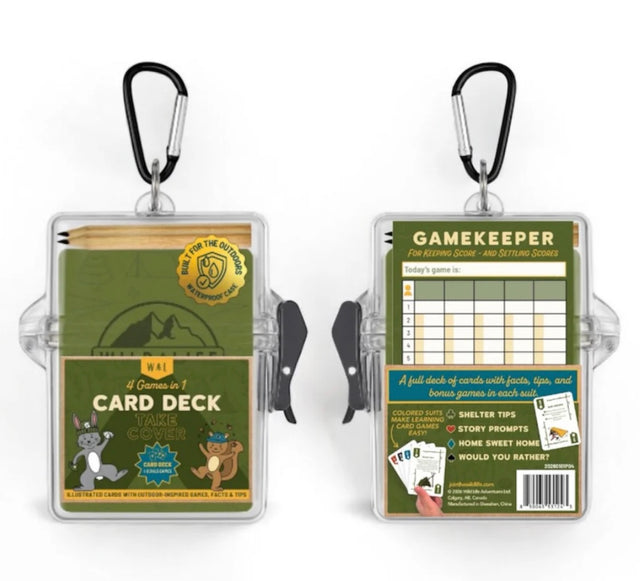 Take Cover Card Deck (4 Games in 1)