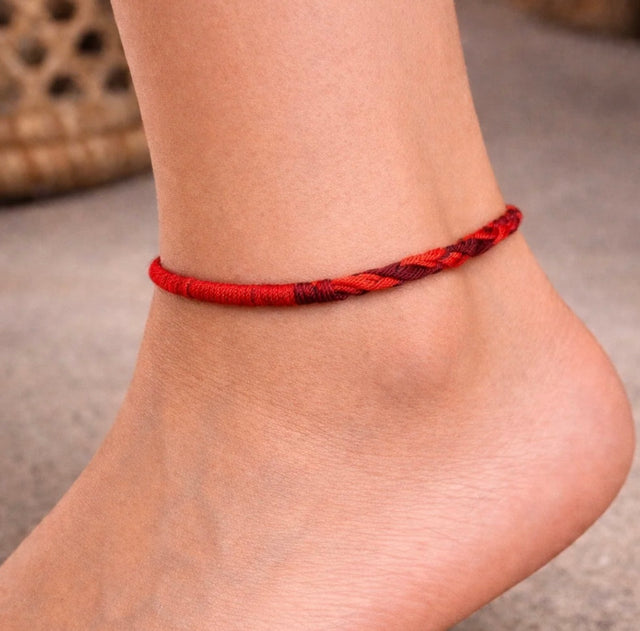 Thrive Woven Friendship Bracelet/Anklet Guatamala