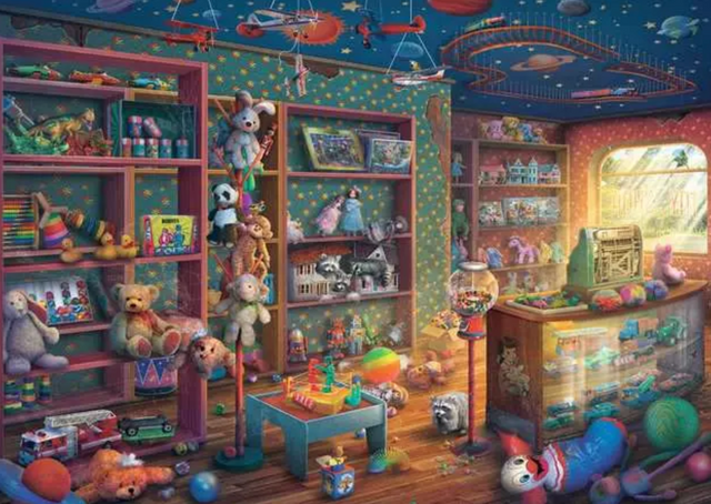 Tattered Toy Store 1000 Pc Puzzle