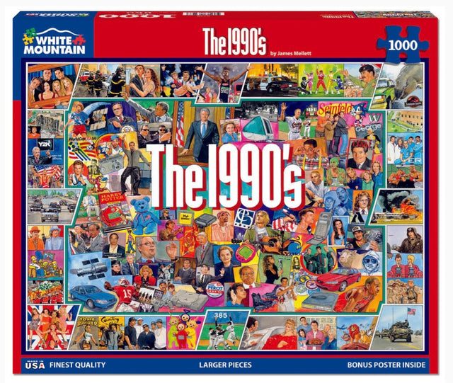 The Nineties 1000 Piece Jigsaw Puzzle