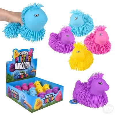 7" Shaggy Puffer Unicorn
