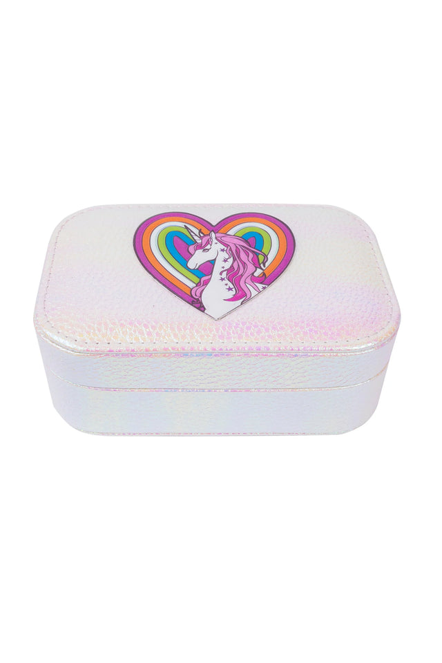 Pretty Precious Unicorn Jewelry Box in Iridescent
