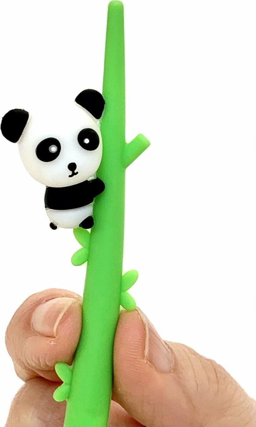 22389 Panda Bamboo Wiggle Gel Pen-0.5Mm Ultra Fine Black Gel Ink.