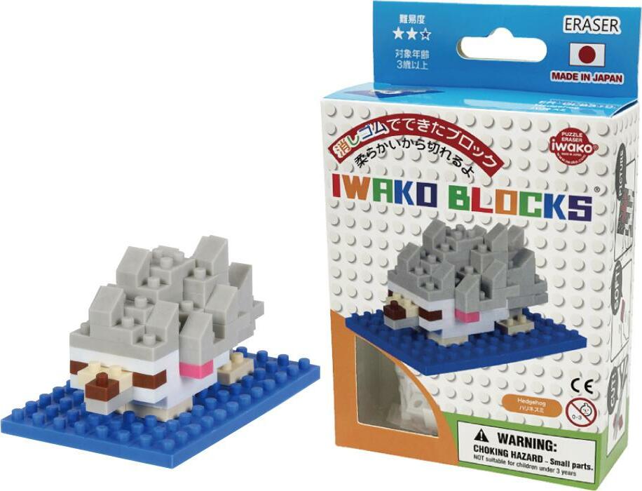 Iwako Hedgehog Block-1