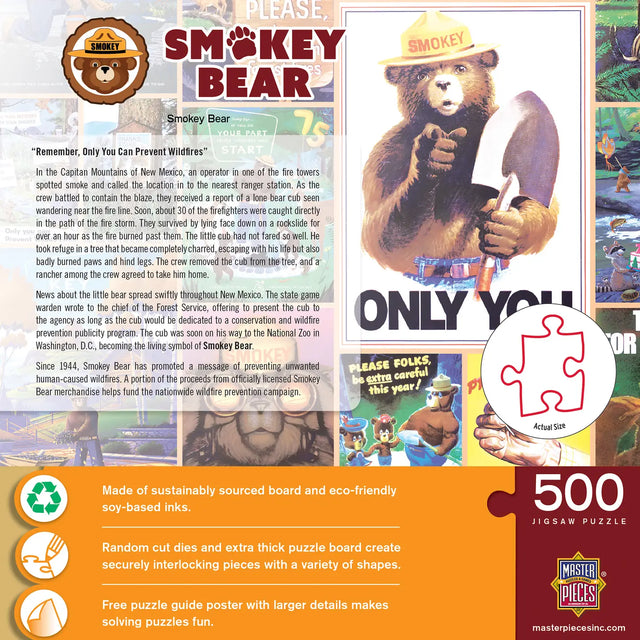 Smokey the Bear Nat'l Parks 500 pc Puzzle