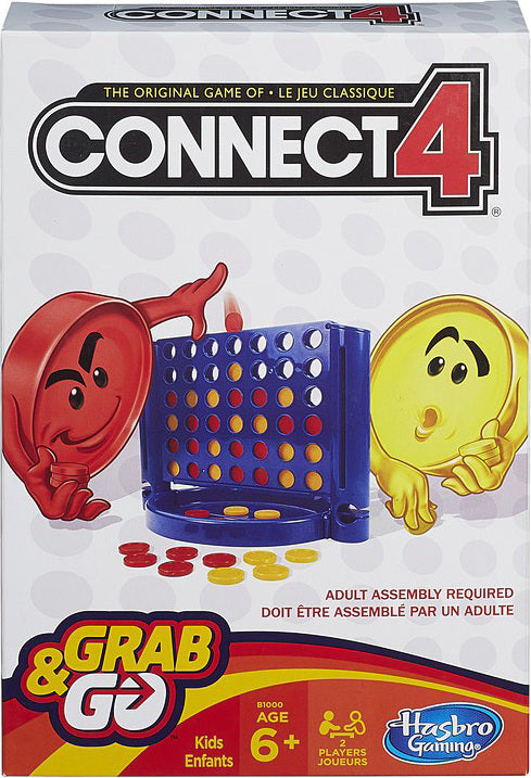 Grab N Go Games  Options Are: Sorry, Connect 4, Hungry Hungry Hippos, Guess Who?, Battleship