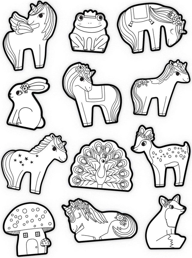 Coloring Stickers - Unicorn
