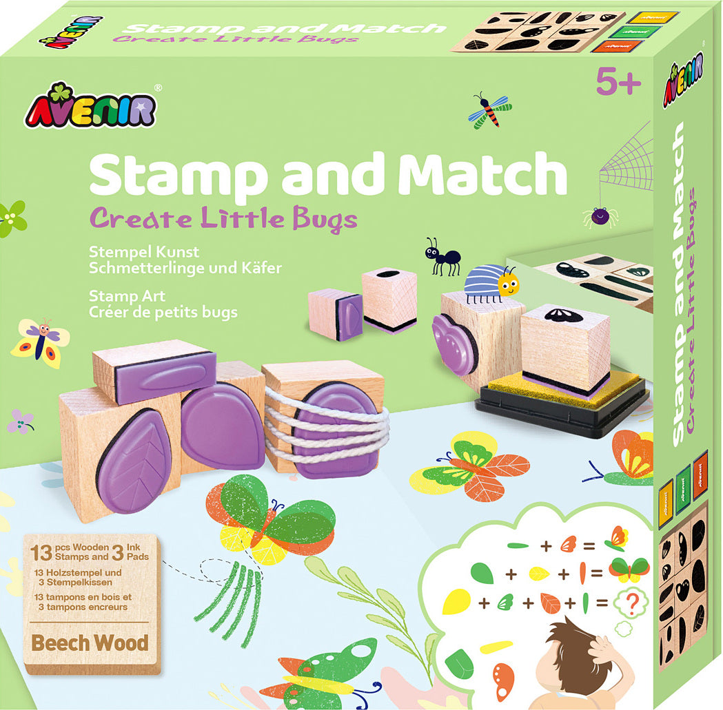Stamp Art - Create Little Bugs