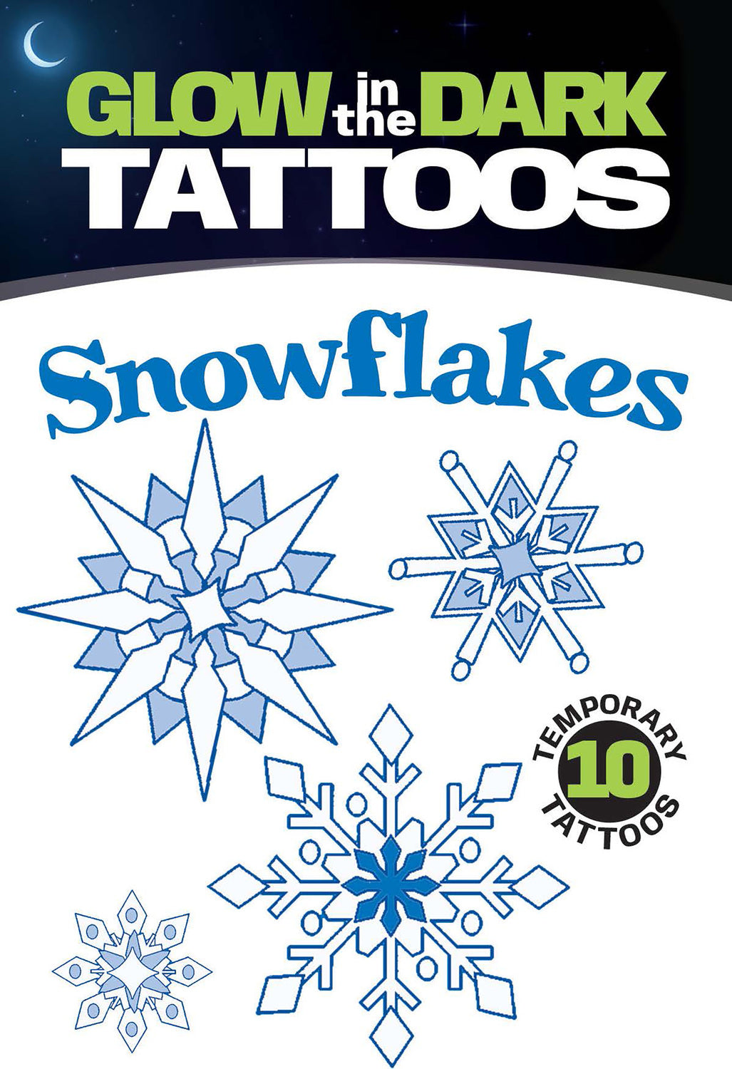 Glow-in-the-Dark Tattoos: Snowflakes