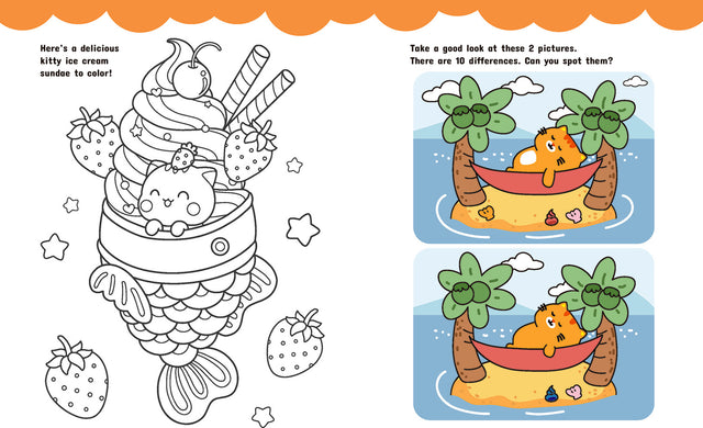 Kittens & Friends: Kawaii Activity Fun (With Over 200 Stickers!)