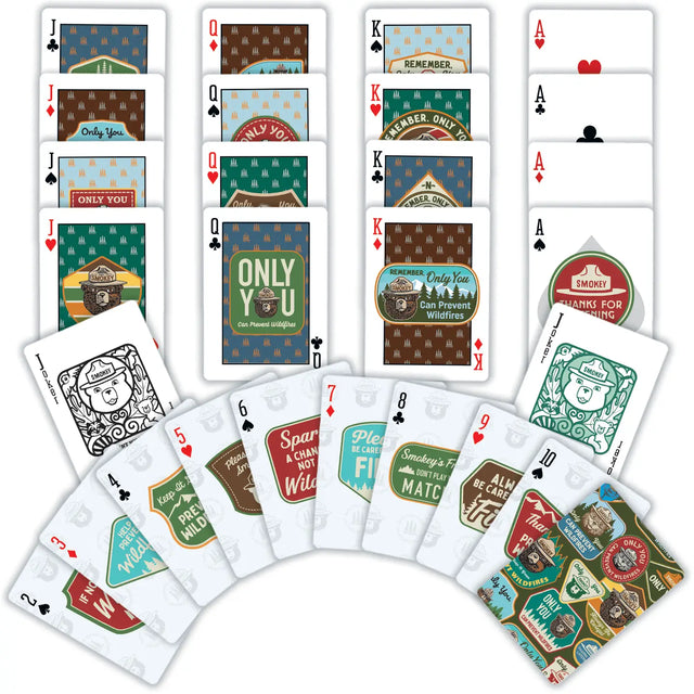 Smokey the Bear Playing Cards