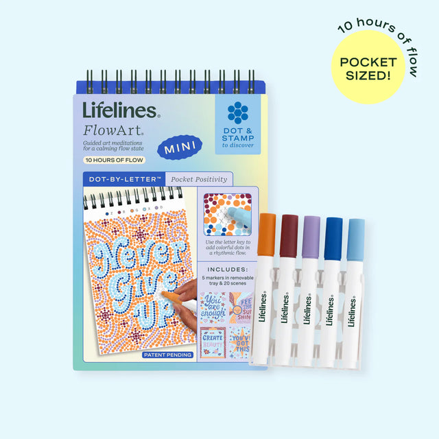 FlowArt® Mini - Dot-by-Letter Pocket Positivity