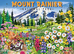 Mount Rainier National Park 500 Pc Puzzle