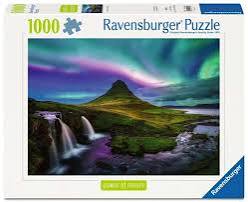 Aurora Over Kirkjufell 1000 Pc Puzzle