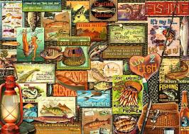 Gone Fishing 1000 pc Puzzle