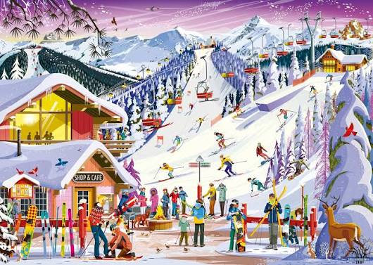 Slopeside Spirit 1000 pc Puzzle