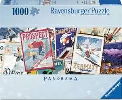 Vintage Ski Posters 1000pc Puzzle