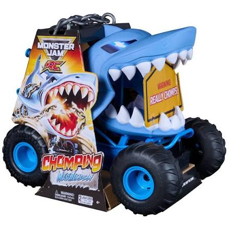 Monster Jam Chomping Megalodon RC Truck, 1:15 Scale