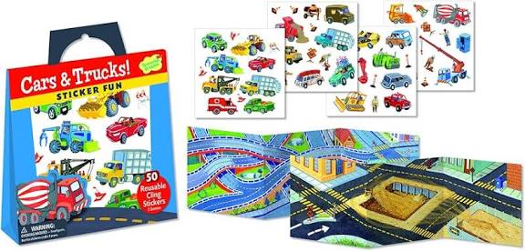 Sticker Tote: Cars & Trucks