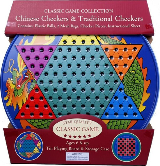 Chinese Checkers In Tin