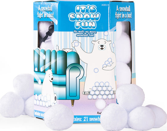 It's Snow Fun  - 21 pack Indoor Snowballs