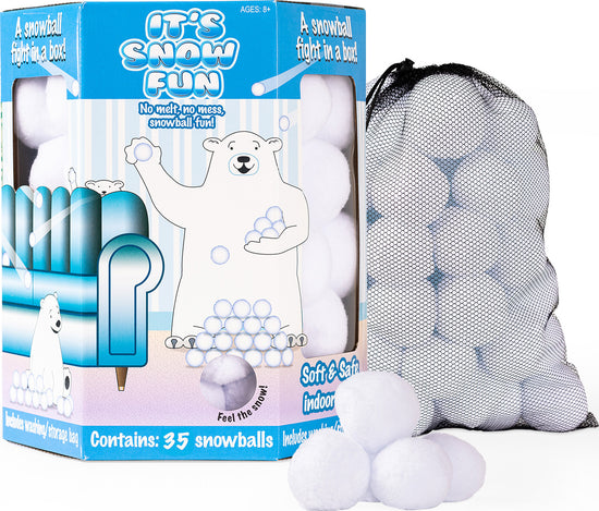 It's Snow Fun  - 35 pack Indoor Snowballs