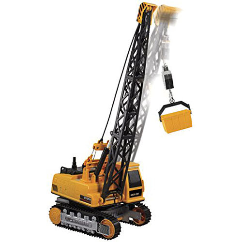Kid Galaxy Remote Control Crane. 8-Function Construction Toy Vehicle